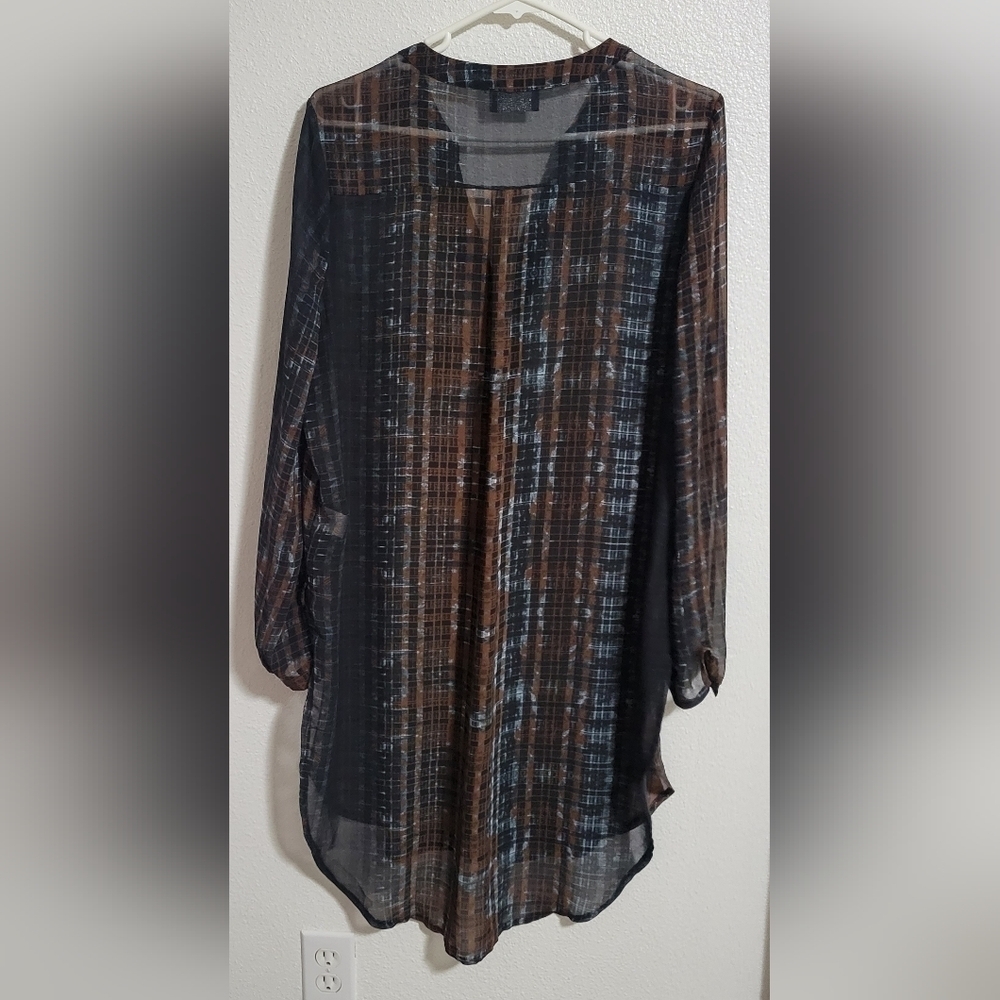 Astr label high low sheer cover up size medium - Picture 11 of 12